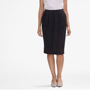 MM LAFLEUR The Williamsburg Skirt - Wool Stripe